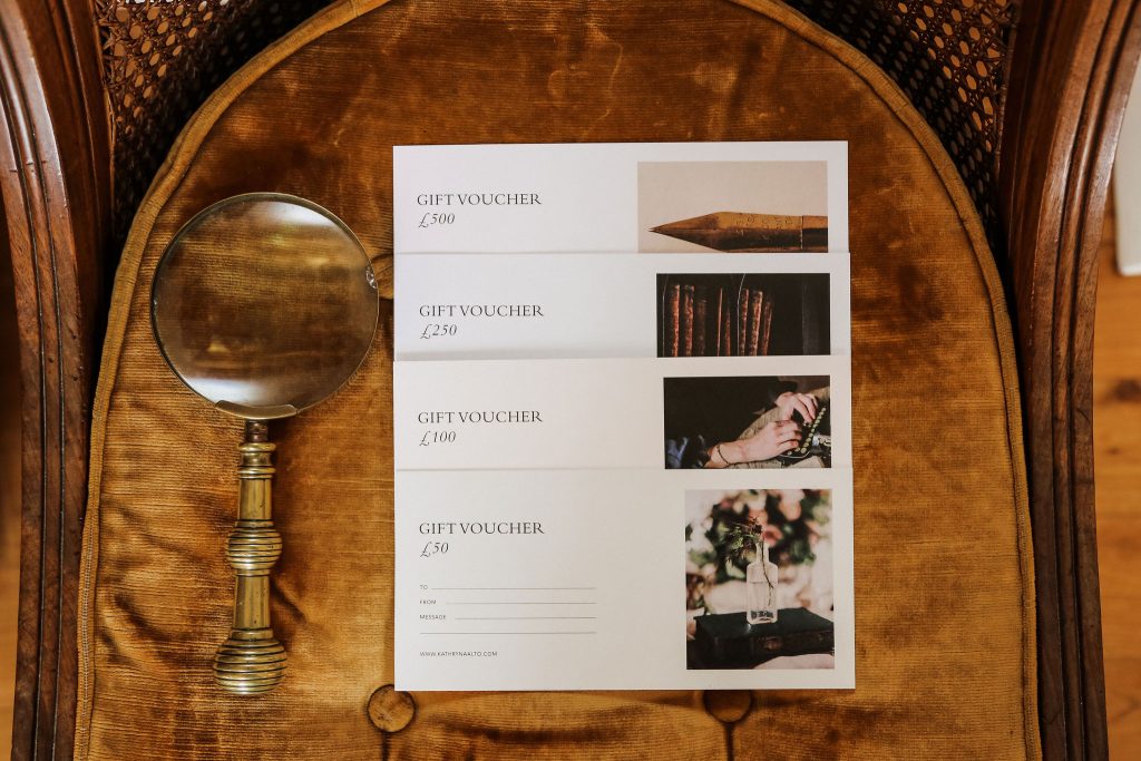 gift vouchers for courses with Kathryn Aalto
